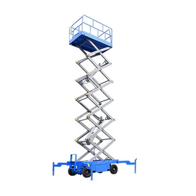 주문 부하 500kg 수동 걷기 이동 시저 리프트 플랫폼 online manufacture