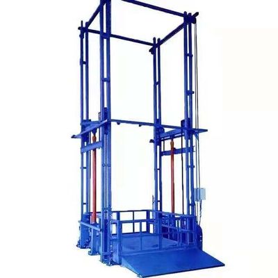 주문 1 톤 - 50 톤 4 포스트 화물 승강기 수압 화물 승강기 벽에 장착 online manufacture