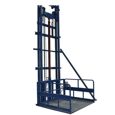 주문 가정용 6m 2 포스트 화물 엘리베이터 1000KGS 소품 엘리베이터 3KW online manufacture