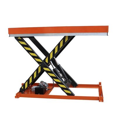 주문 고정된 작은 엘리베이터 테이블 수압 엘리베이터 테이블 1.3m 1000kg 부하 online manufacture