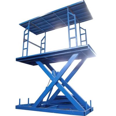 주문 이중 계층 자동차 엘리베이터 테이블 6m 3000kg 자동 시저 엘리베이터 online manufacture
