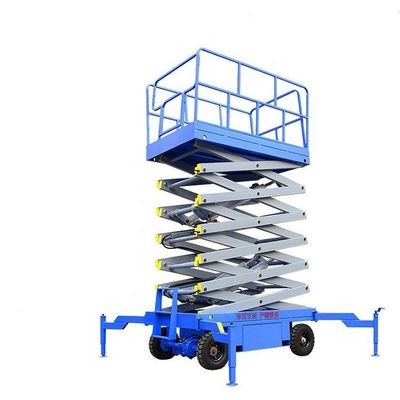 주문 8m 모바일 시저 리프트 플랫폼 2000Kg 모바일 수압 리프트 플랫폼 online manufacture