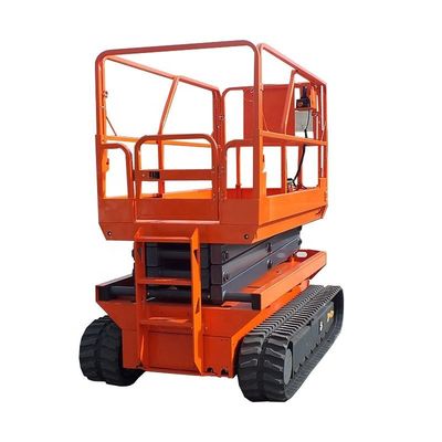 주문 200kg 4m-6m 크롤러 시저 리프트 수압 자동 리프팅 플랫폼 online manufacture