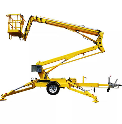 주문 노란색 10m 톱 뒤에 체리 픽커 200KG 30 피트 톱 리프트 online manufacture