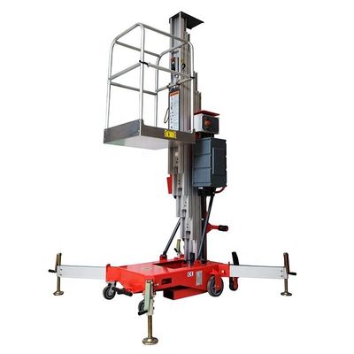 주문 수압 공기 플랫폼 리프트 9m 150kg 공장 전시용 단일 마스트 리프트 online manufacture