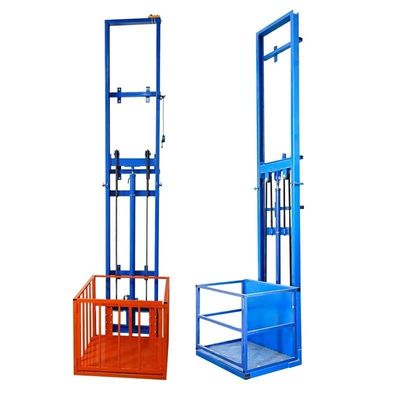 주문 500kg 더블 마스트 수압 물품 엘리베이터 6m 외부 화물 엘리베이터 online manufacture