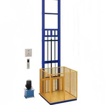 주문 1000KG 4m 수압 화물 승강기 벽에 장착 된 창고 물품 승강기 online manufacture