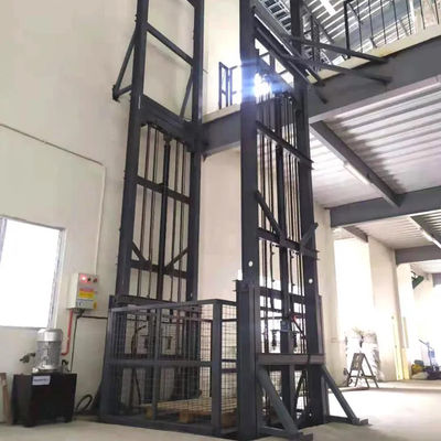 주문 5m 5000kg 가벼운 승강장 5톤 메즈나인 화물 승강장 파란색 online manufacture