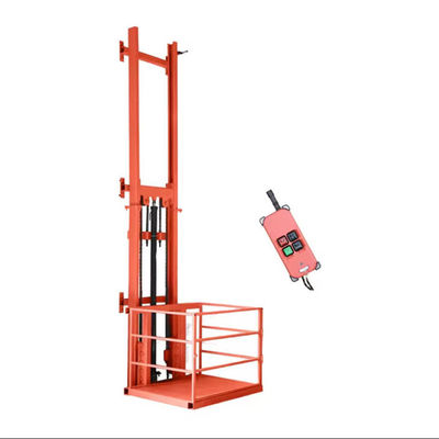 주문 오렌지 8m 작은 화물 승강장 1000kg 수압 화물 승강장 online manufacture