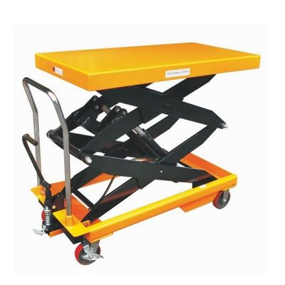 주문 창고 시저 리프트 트롤리 500kg 수압 테이블 리프트 트롤리 online manufacture