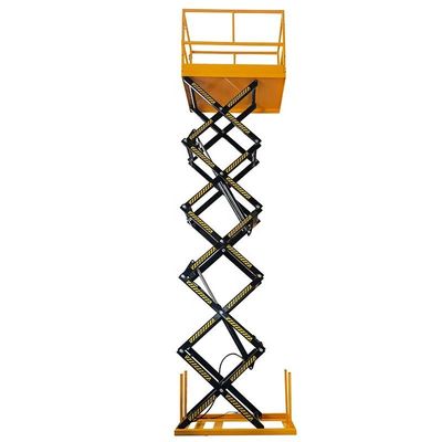 주문 1T - 4T 고정 전기 수압 시저 화물 승강장 테이블 1m - 4m 시저 승강장 online manufacture