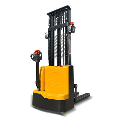 주문 1.5 톤 전기 배터리 팔렛 스택어 창고 자체 로딩 스택어 online manufacture