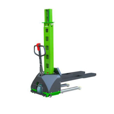 주문 500kg 1000kg 자기 충전 팔레트 스택기 자동 들어올림 전기 스택기 online manufacture