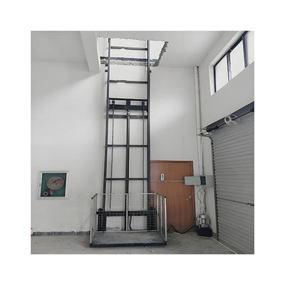 주문 벽에 장착 된 전기 화물 엘리베이터 소화품 엘리베이터 테이블 3m - 10m 창고용 online manufacture