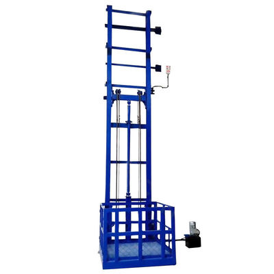 주문 1톤 수압 단일 가이드 철도 화물 엘리베이터 online manufacture