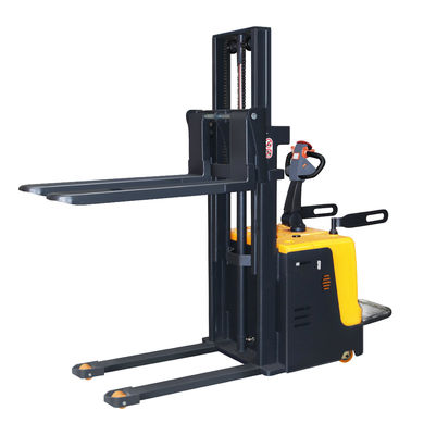 주문 완전 전기 자동 충전 포크리프트 스택 1000kg 2000kg 자동 들어올림 팔레트 스택 online manufacture