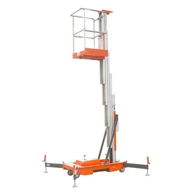 주문 200kg 12m 14m 모바일 수직 단일 마스트 리프트 작업 플랫폼 online manufacture