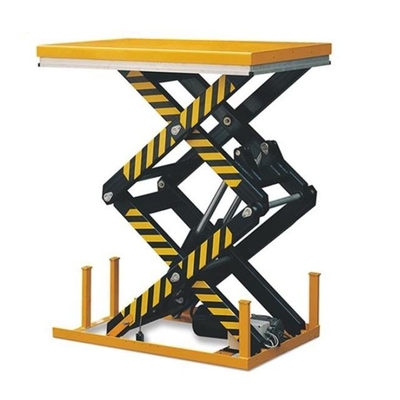 주문 실내 사용을 위한 1톤 적재 용량 전동 가위 리프트 플랫폼 online manufacture