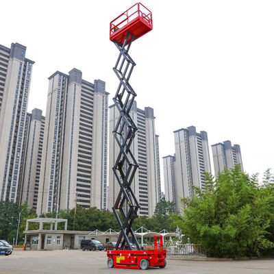 공중 작업을 위한 자체 추진 전기 가위 리프트 Platform16m 230kg